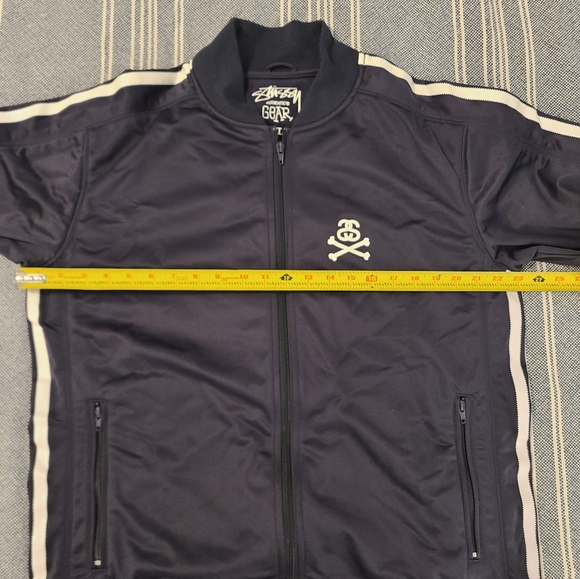 Stussy vintage double S zig zag striped track jacket XL - Picture 8 of 8